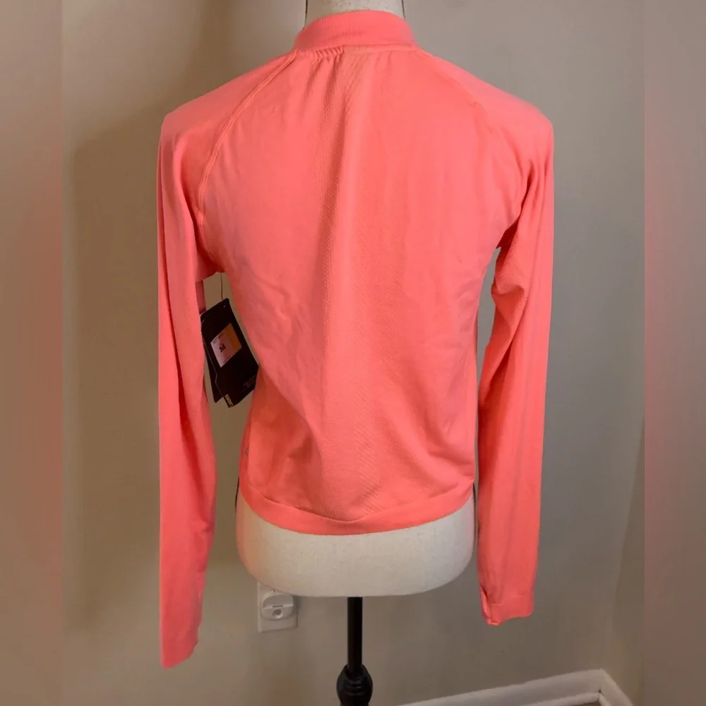 Hind vibrant pinkish orange running jacket size medium - Picture 3 of 16